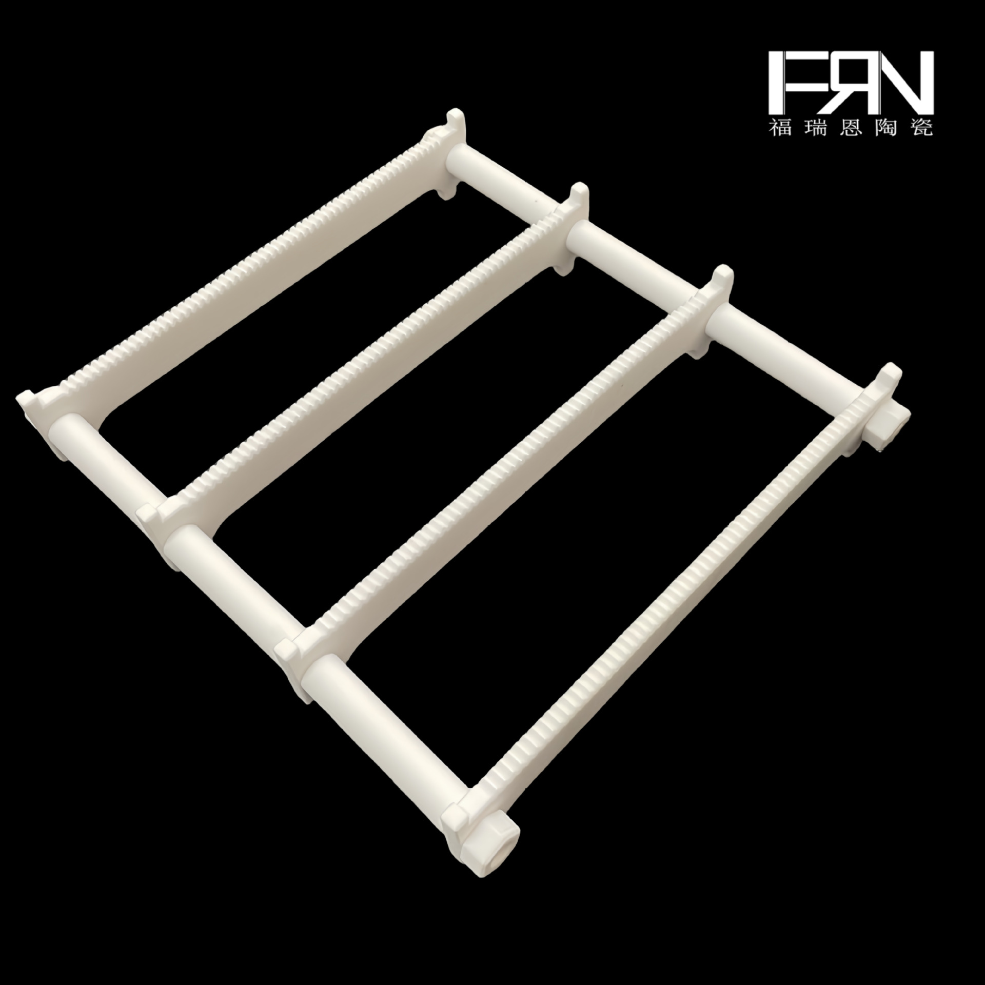 Industrial Ceramic Bracket Alumina 95 Porcelain Glazed Water Ceramic Support Bracket Assembly Yixing Ceramic Manufacturer