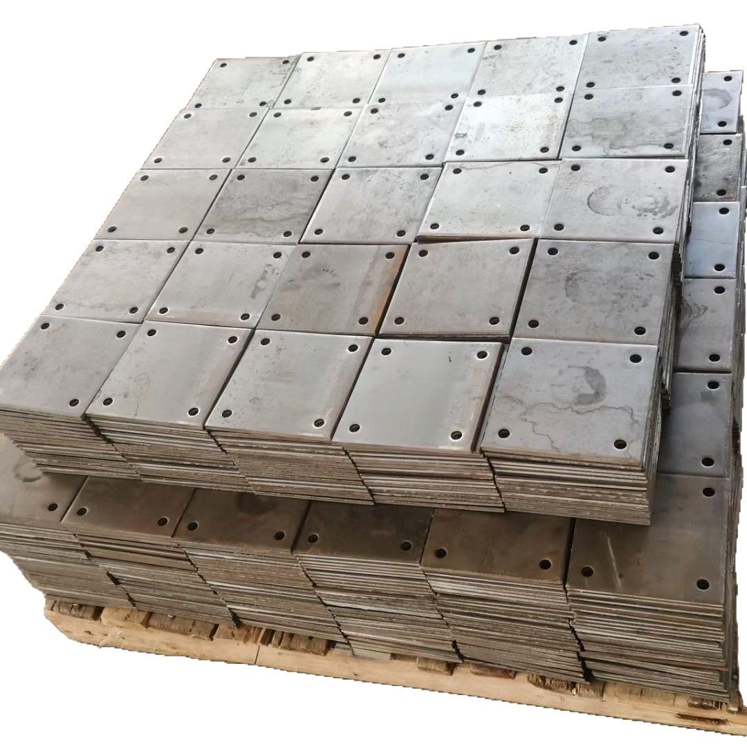 Q235 Steel Plate Laser Cutting, Shearing, Bending, Punching, Welding, Medium and Thick Plate Flat Cutting, Zero-Preembedded Parts, Steel Structure Special-Shaped Processing