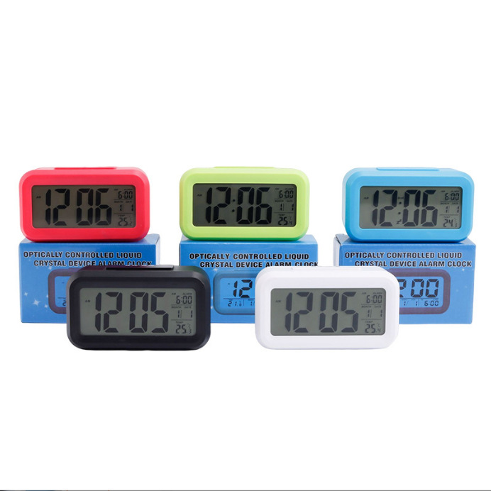 Cross-Border Smart Alarm Clock for Students with Voice Charging Alarm Clock Alarm Clock for Students Special Luminous Electronic Clock Silent Alarm Clock