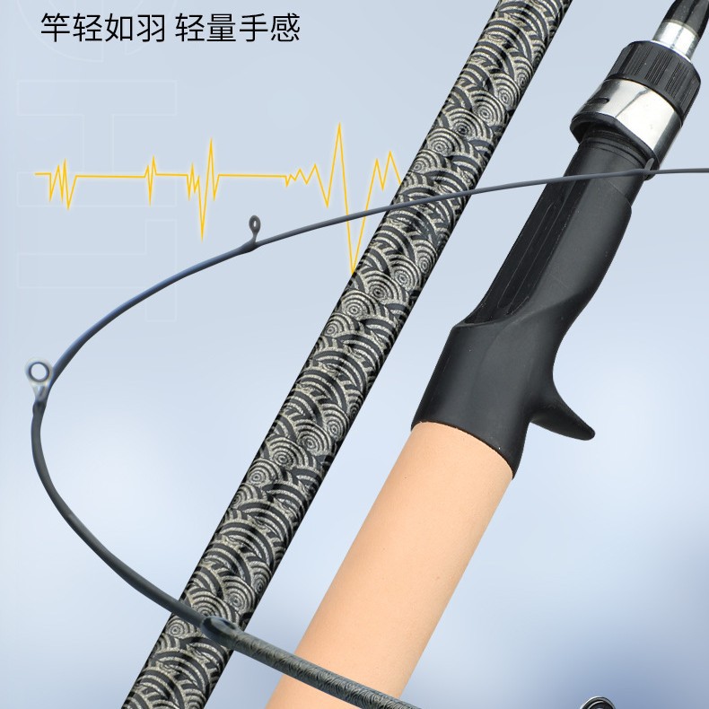 Horse Mouth Rod Fishing Rod Micro-Lua Rod Solid Horse Mouth Rod Super Soft Ul Ejection Fishing Rod Throwing Rod Gun Handle Straight Handle Rod