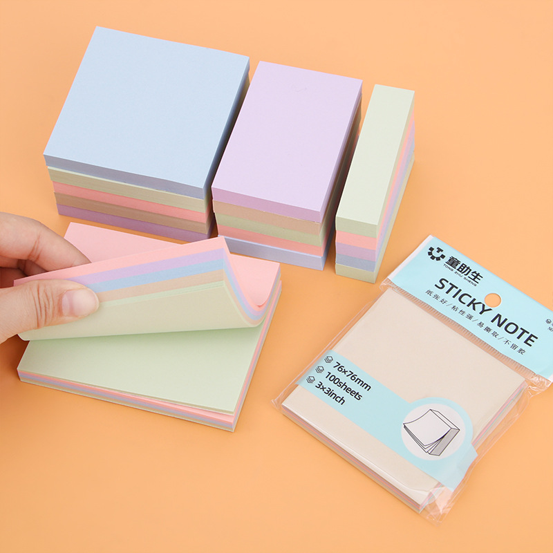 Morandi Color Post-it Notes Ins Office Color Student High Color Value Post-it Notes Post-it Notes Stationery Wholesale