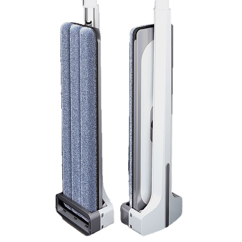 New Model of Lazy Mop with Large Mop Head for Horizontal Cleaning, 2023 Household Dual-Use Mop for Hand Washing and Floor Cleaning