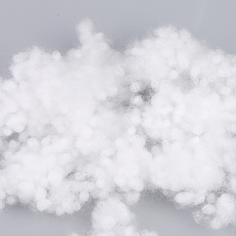 Factory Wholesale Customized Filled Cotton High Elastic Pp Cotton Silk Floss down Fluffy Pillow Core Doll Doll Cotton Pearl Cotton