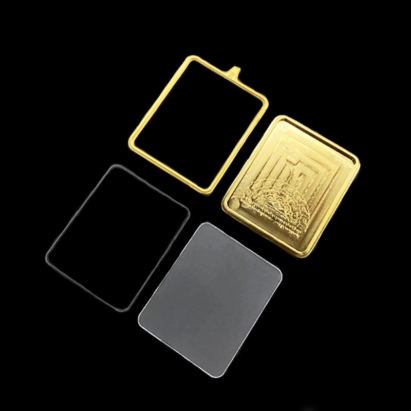 Factory direct supply thangka gabu box handmade thangka pendant travel commemorative affinity supplies single painting heart buddha pendant