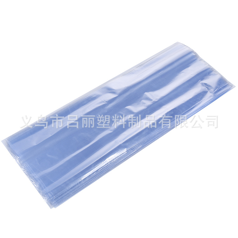 Factory supply PVC Heat Shrinkable film now made of transparent colorless Heat Shrinkable film bag shoes dustproof plastic film shoes Heat Shrinkable bag