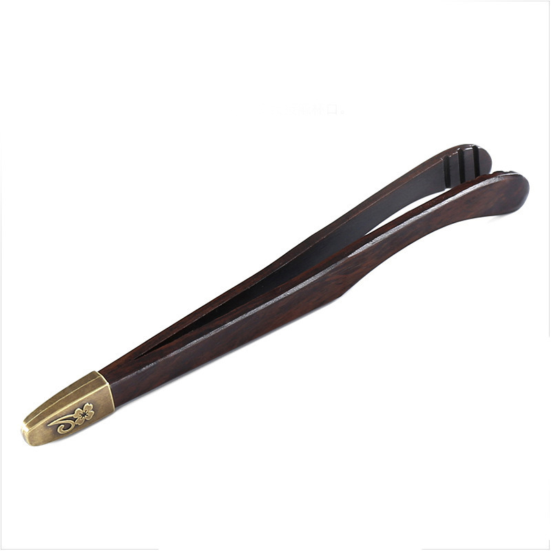 Ebony Tea Cup Holder, Knife, Pot Care Pen, Tea Making Tools, Kung Fu Tea Set Accessories