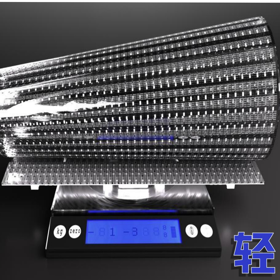 LED crystal screen ultra-thin ultra-light can be arbitrarily bent