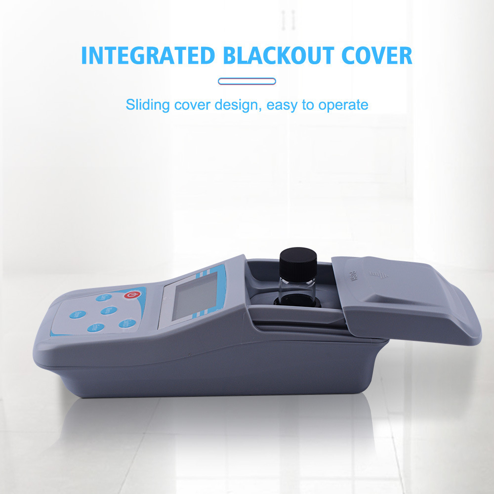 ZD-2A Microcomputer Intelligent Handheld Portable Turbidimeter Digital Display Water Quality Assay Colorimetry Used in Swimming Pool, etc.