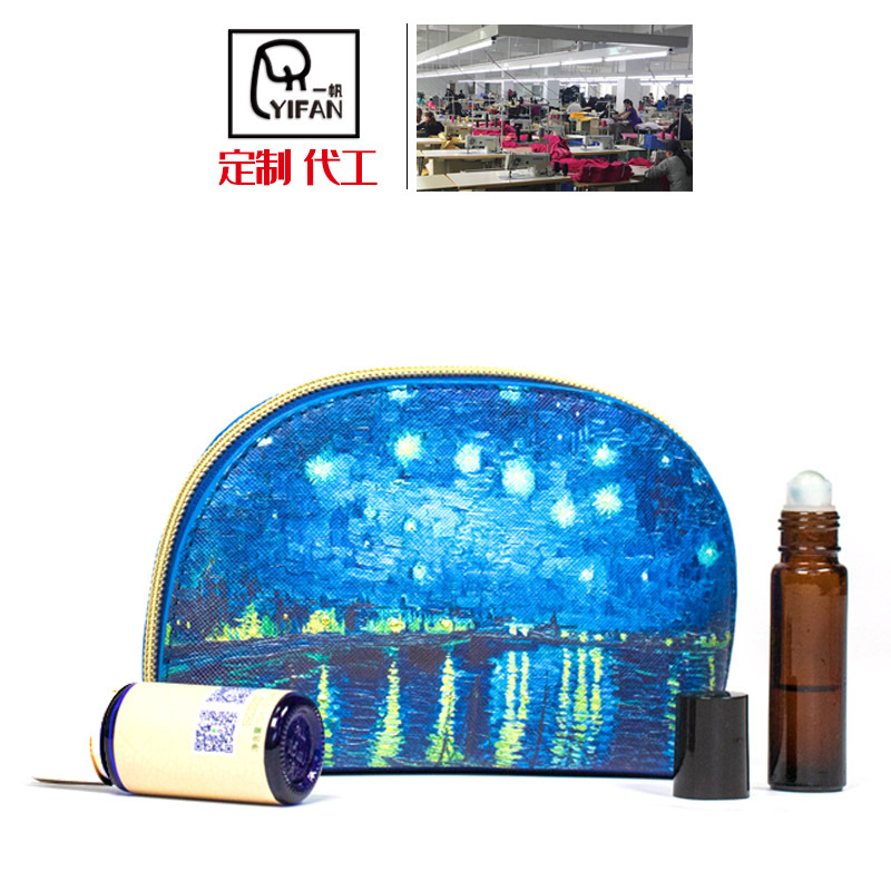 Сумка-оболочка, косметичка, печатная сумка, сумка с масляной живописью, индивидуальный логотип