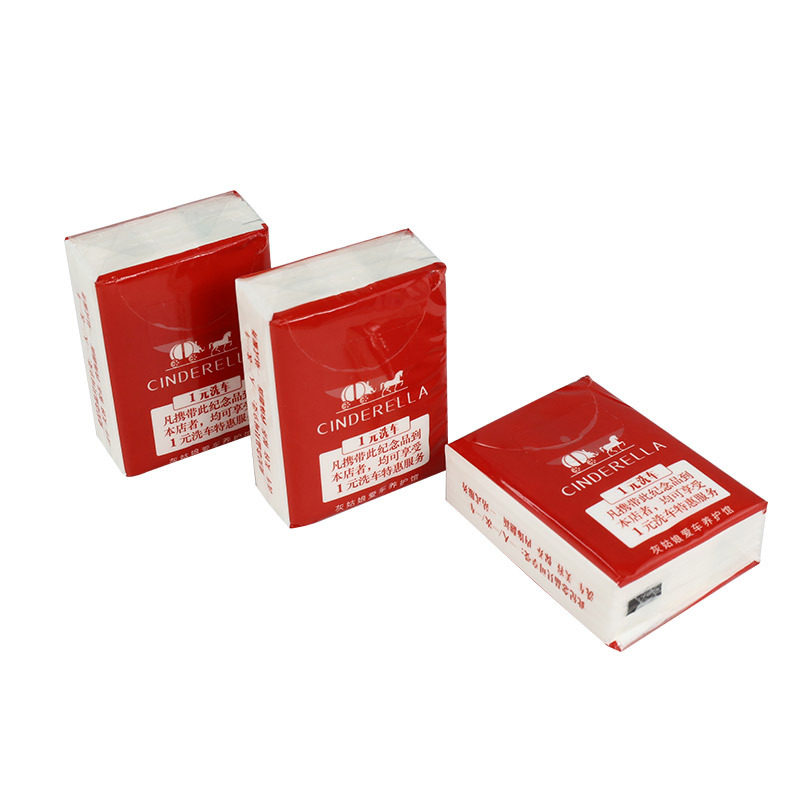 Mini napkin advertising catering handkerchief tissue gift promotion sharing printable logo small bag tissue