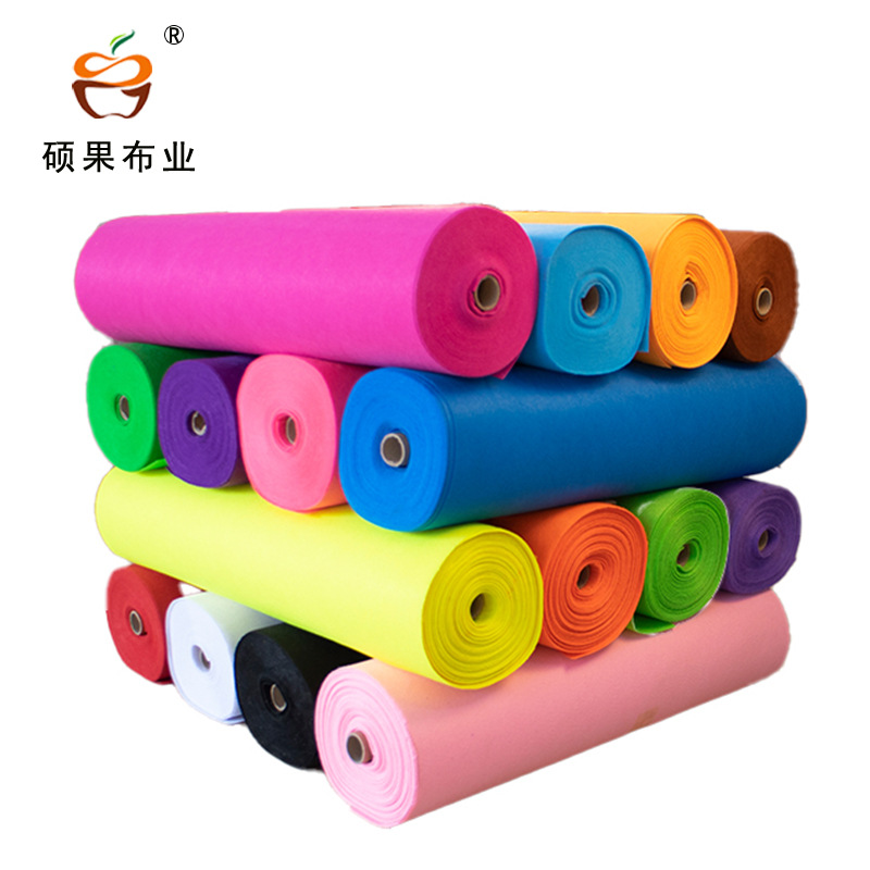 Factory Direct 2mm thick color handmade bags wall decoration non-woven felt cloth colored felt cloth