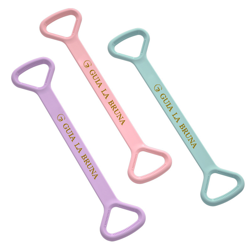 New 8-character puller yoga auxiliary home elastic belt fitness equipment women's open shoulder beautiful back rope elastic belt