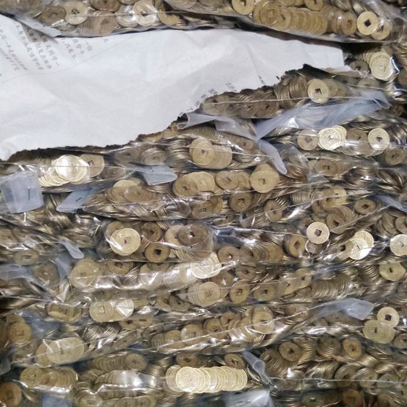 1.0 antique coins Qing dynasty copper coins wholesale feng shui mini five Emperor money ornaments bulk accessories