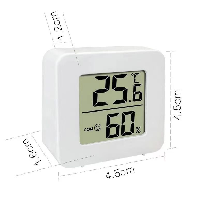 Modern Simple Super Mini Home Baby Room Climbing Pet Room Cigar Room Garage Wine Kiln Digital Display Temperature and Humidity Meter