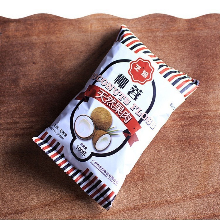 Baked Coconut Flakes, Cake Topping Coconut Flakes, Baking Ingredients, 100g Original, Produced from May to August