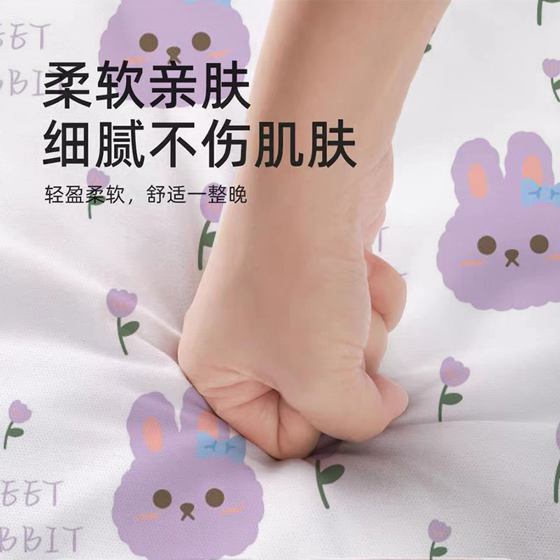 Disposable Thickened Travel Hotel Sheets, Pillowcases and Quilt Covers, Three-Piece Set, Four-Piece Set, Vacuum Packaging