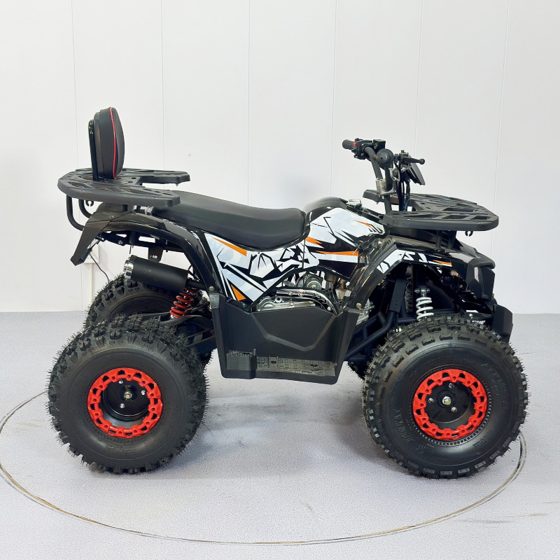 Factory Cross-Mirror All-Terrain Off-Road Four-Wheel Atv 125Cc Electric Start Gasoline Mountain Atv Adult Motorcycle