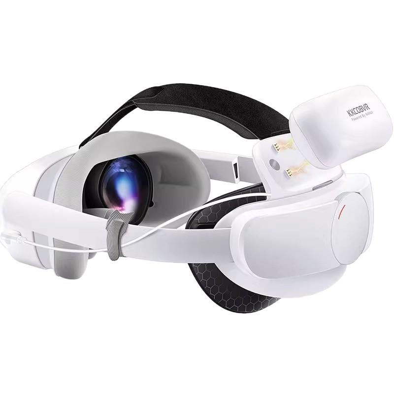 Kkcobvr P4 Is Suitable for Pico4 Head-Mounted Accessories Power Bank Magnetic Battery, Long-Lasting Battery Life, Comfortable and Durable