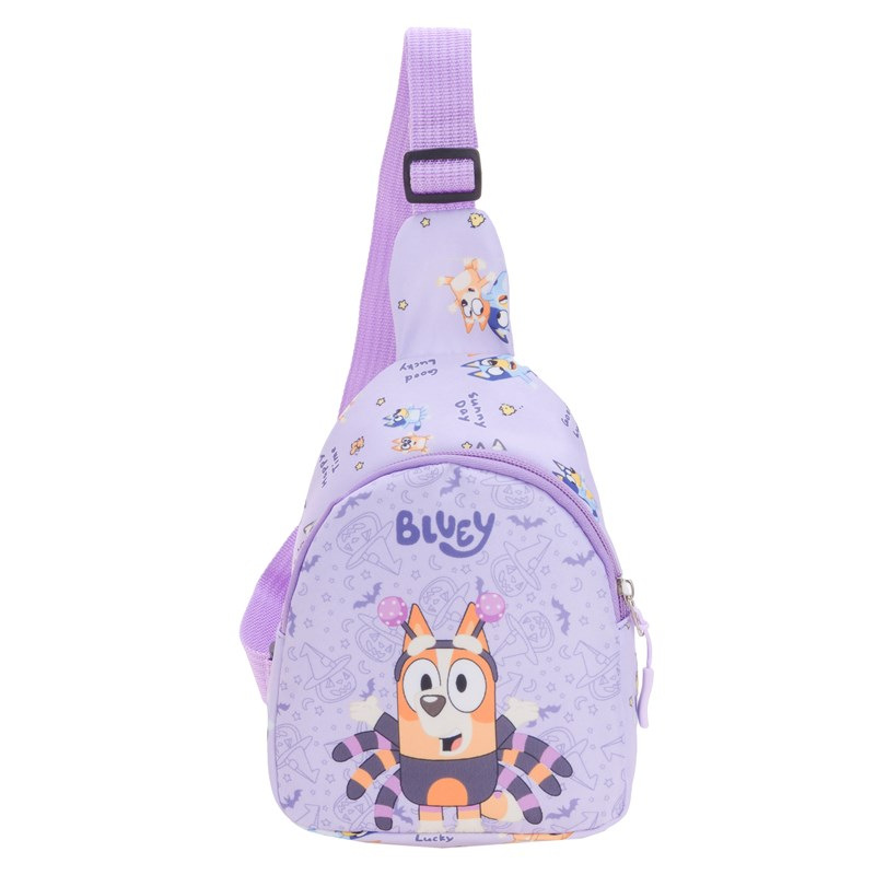 Cross-Border Children's Bluey Chest Bag Cross-Body Bag Mini Coin Purse Cross-Border Hot Sale Daily Travel Use