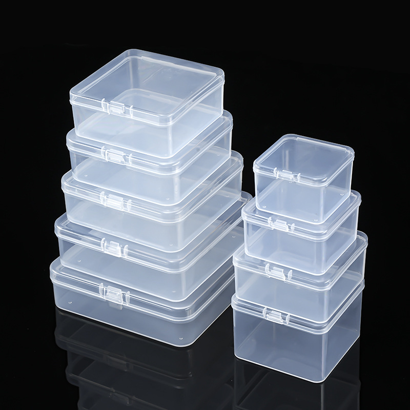 Заводская коробка для хранения ювелирных изделий, прозрачная пластиковая, для упаковки мелких деталей