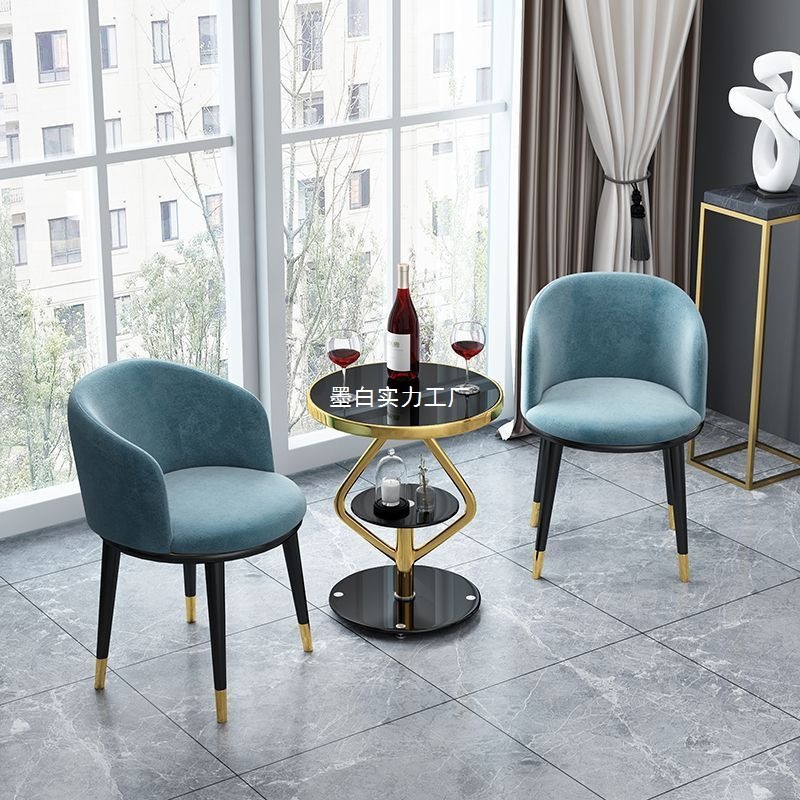 Balcony Table and Chair Set, Leisure Table and Chair Set, Tea Table, Small Coffee Table, Sofa Side Table, Bedroom Tea Table and Chair