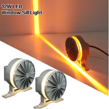 Светильник для подоконника IP65, 12W, светодиодный, для оконного проема, наружный, 360 градусов, линейный свет для дверной рамки