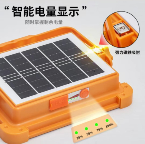 Outdoor camping lights LED emergency lights strong light camp lights charging super bright tent lights magnetic hanging lights night market stalls