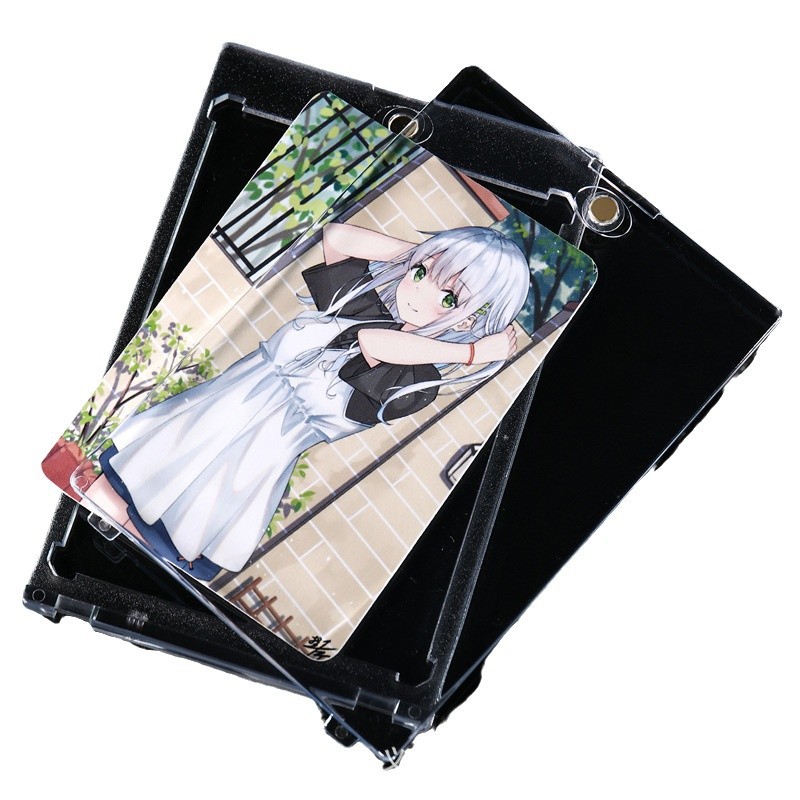 35Pt-360Pt Strong Magnetic Card Brick Transparent Acrylic Magnetic Display Card Shell Photo Frame Small Card Handbook Star Card Brick