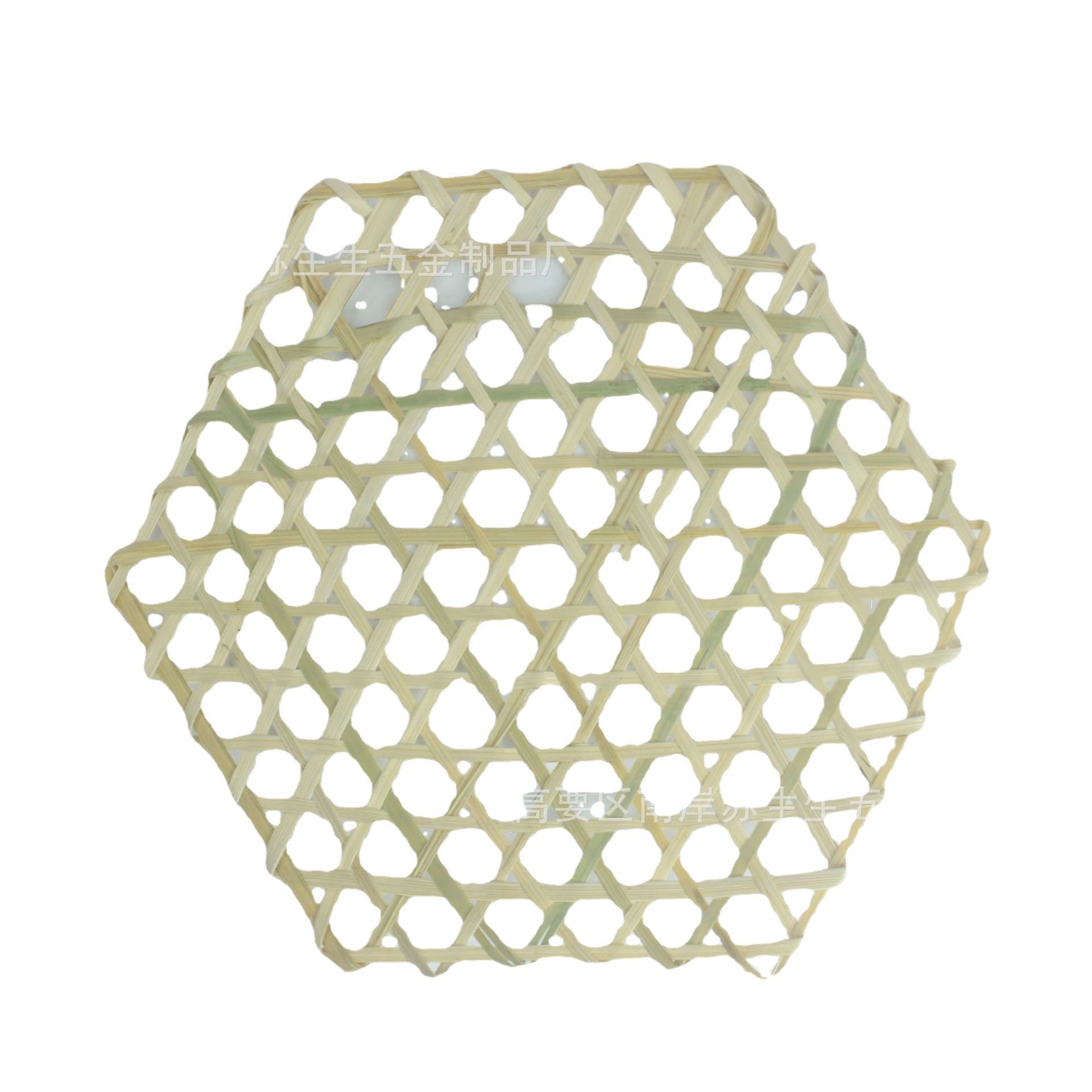 Hand-woven bamboo products bamboo Gala/bamboo net/bamboo up to 6 eyes/hole anti-stick pendulum plate decorative grid