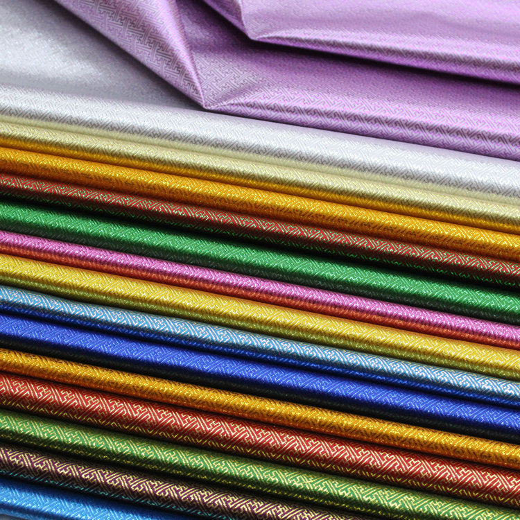 Silk jacquard brocade Mongolian gown cheongsam doll stage Film and Television lace decoration small three-dimensional fabric