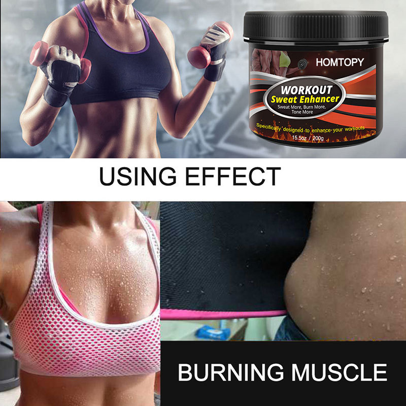 Homtopy Cross-Border Bottled Men's Abdominal Muscle Cream Fitness Shaping Strengthening Abdominal Muscle Cream Ointment