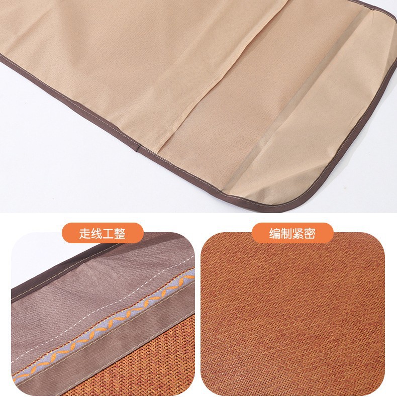 Factory wholesale summer cool pillowcase ice silk rattan mat pillowcase summer pillow mat pillow grass mat pillow cover