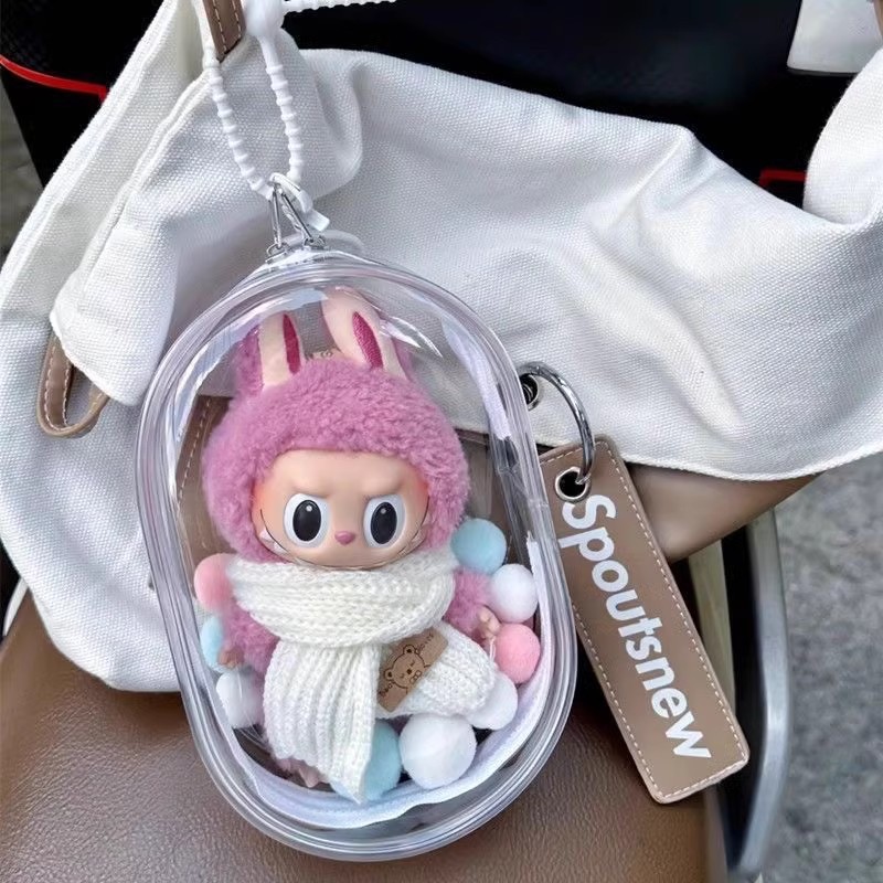 Baby Bag 20cm Cotton Doll Outing Bag 15Pvc Tote Bag Pendant Protective Cover Mini Bag Storage