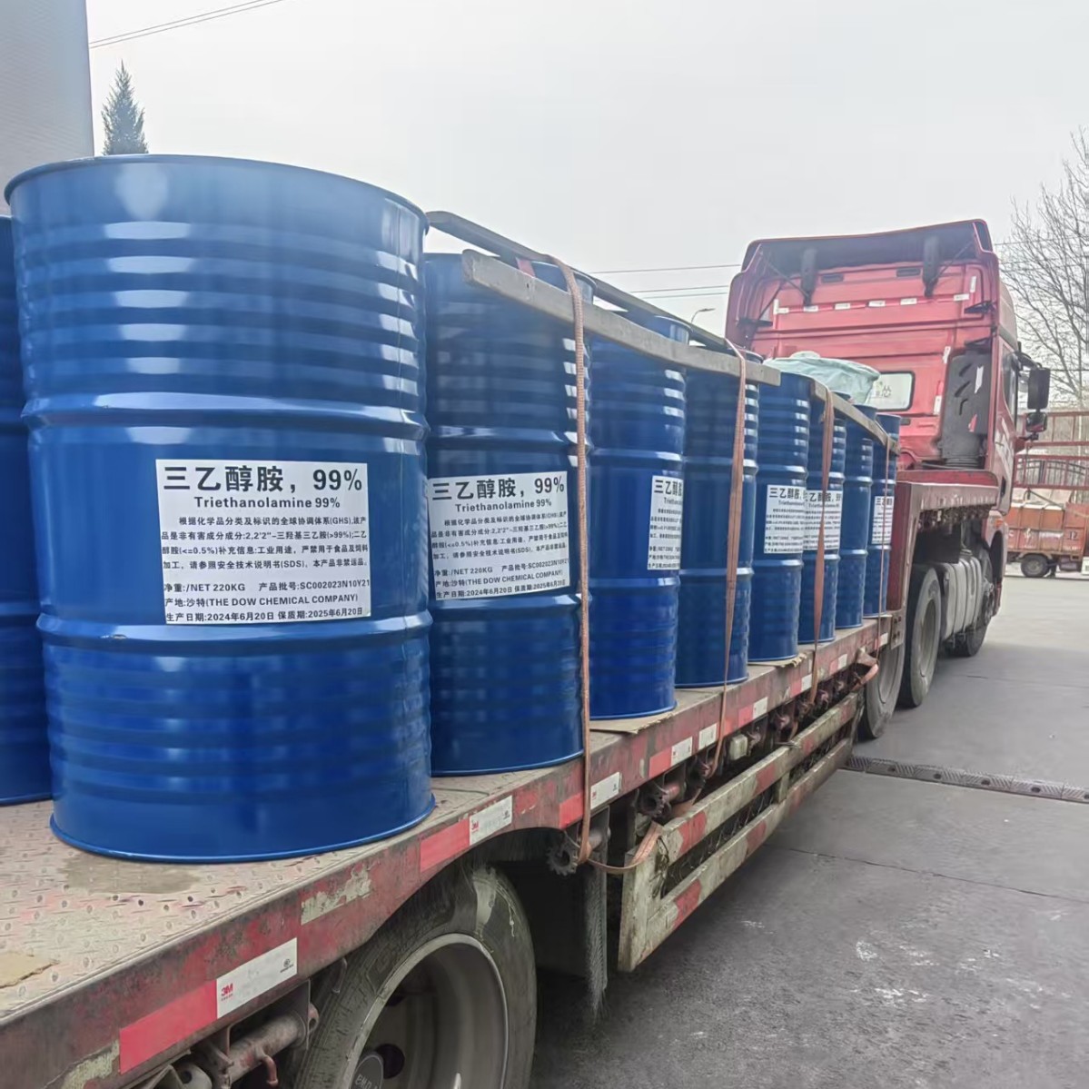 Triethanolamine Industrial 85% 97% 99% Various Content Surfactant Emulsifier Grinding Aid Triethanolamine