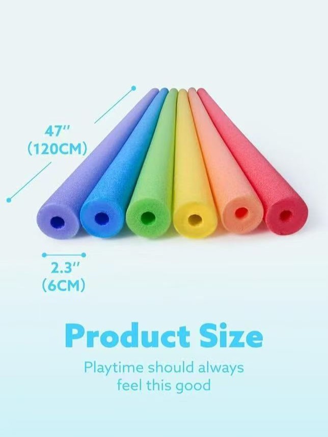 Hollow Pearl Cotton Sponge Floating Stick Buoyancy Stick Adult Children Learn Swimming Kindergarten Sponge Stick Game Stick