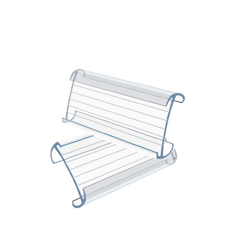 Supermarket Storage Rack Shelf Sign Refrigerator Vertical Freezer Price Tag Transparent Card Handwritten Single Small Label