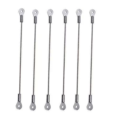 304 Stainless Steel Wire Rope Pressed Terminal Advertising Tag Panel Light Anti-Fall Rope Safety Rope Anti-Fall Rope