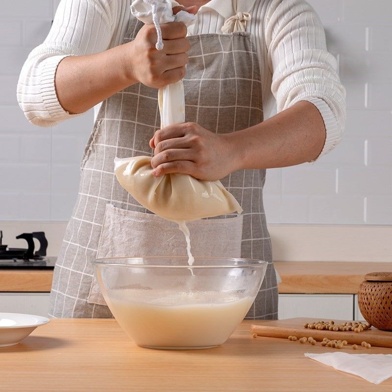 Vegetable Stuffing Water Squeezing Mesh Bag, Dumpling Vegetable Dehydrator, Juice Soy Milk Filter Mesh, Residue Separator, Ultra-Fine Filter Mesh Bag