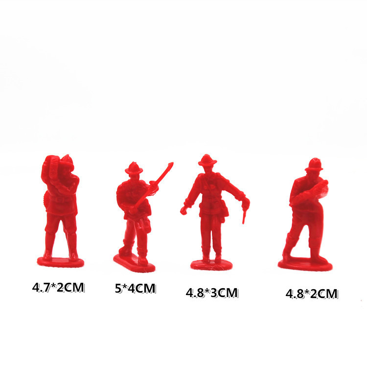 5CM four micro landscape simulation firefighter decoration children's toy fire figure psychological sand table Justice Messenger