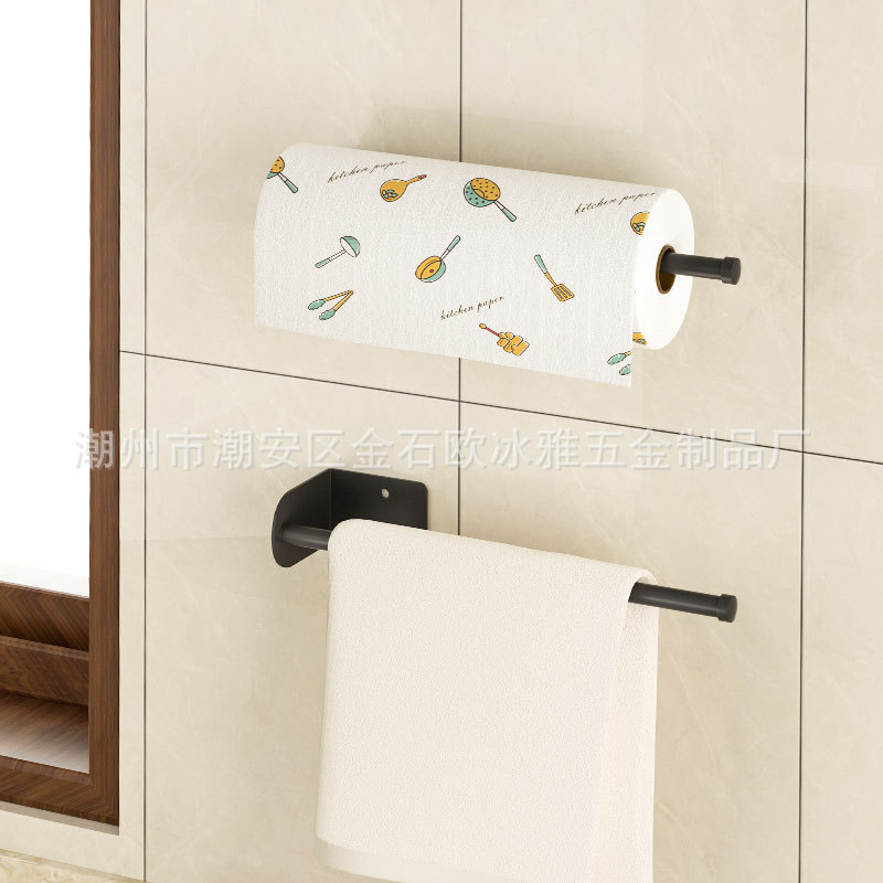 Держатель для бумажных полотенец, настенный без пробивки, держатель для пленки, стойка для тряпок, стойка для рулонов бумаги