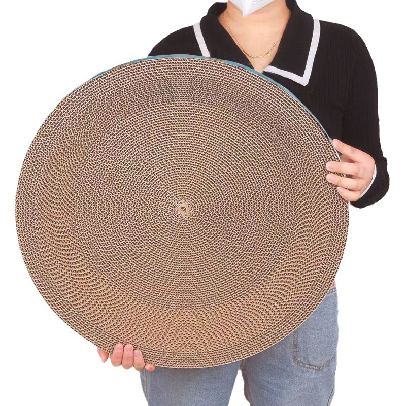 Universal Cat Scratching Board for All Seasons, Cat Nest, Extra Large Cat Scratching Basin, Corrugated Paper Round Toy, Cat Supplies