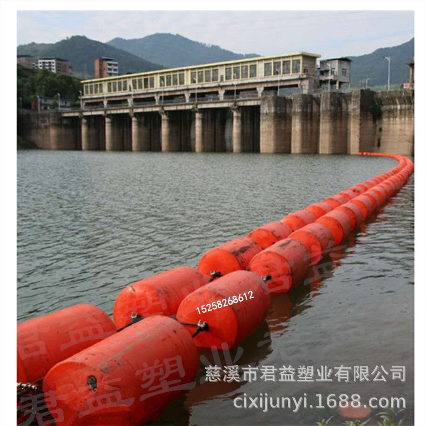 Supply of Water Surface Garbage Isolation and Sewage Blocking Floats, River Ship Interception and Warning Floats, Polyethylene Floating Sewage Diversion Pipes