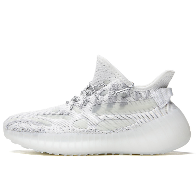 Coconut 380 Women's White Shoes 2025 New Spring and Autum Flats Versatile Thick Sole Versatile Running Shoes Casual Sports