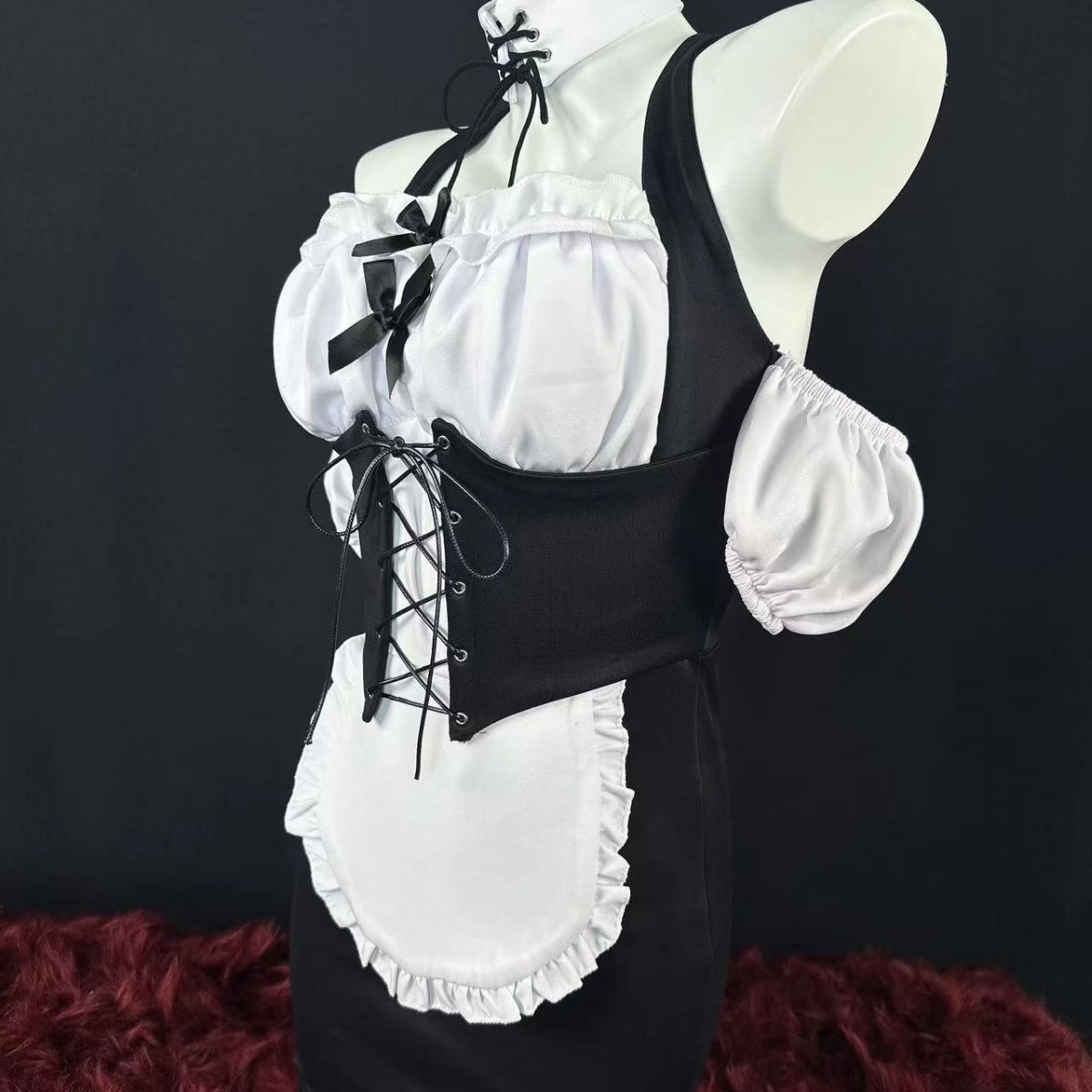 Hot Rabbit New sexy lingerie Japanese maid Secretary dress sexy sheath nightdress uniform temptation suit 8705