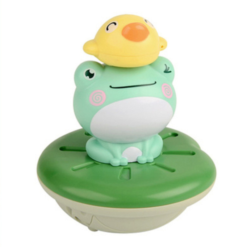 Cross-Border Children's Water Frog Electric Water Spray Toy Spray Mode Baby Bath Toy Bathroom Infant