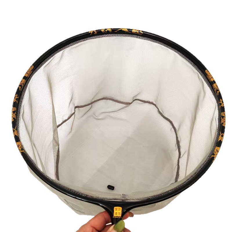 Quick-Drying Ultra-Light Fishing Net Head, Anti-Hanging, Quick-Change Cloth Net Head, Black Pit Fishing Net Head