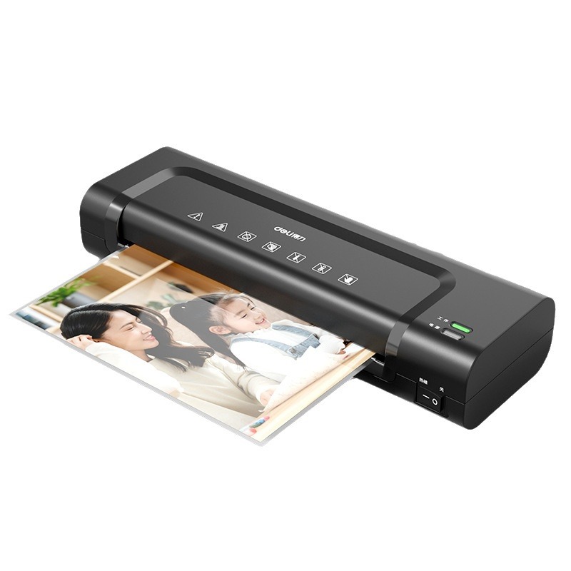 Deli 14375 Laminating Machine Photo Laminator Office Document Laminator A4 Small Household Laminating Machine