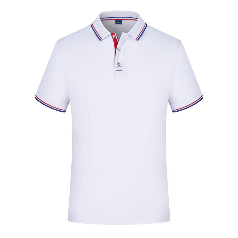 Summer Short-Sleeved Work Clothes Custom Logo Lapel Polo Shirts for Men and Women T-Shirts Corporate Group Work Clothes Advertising Shirts