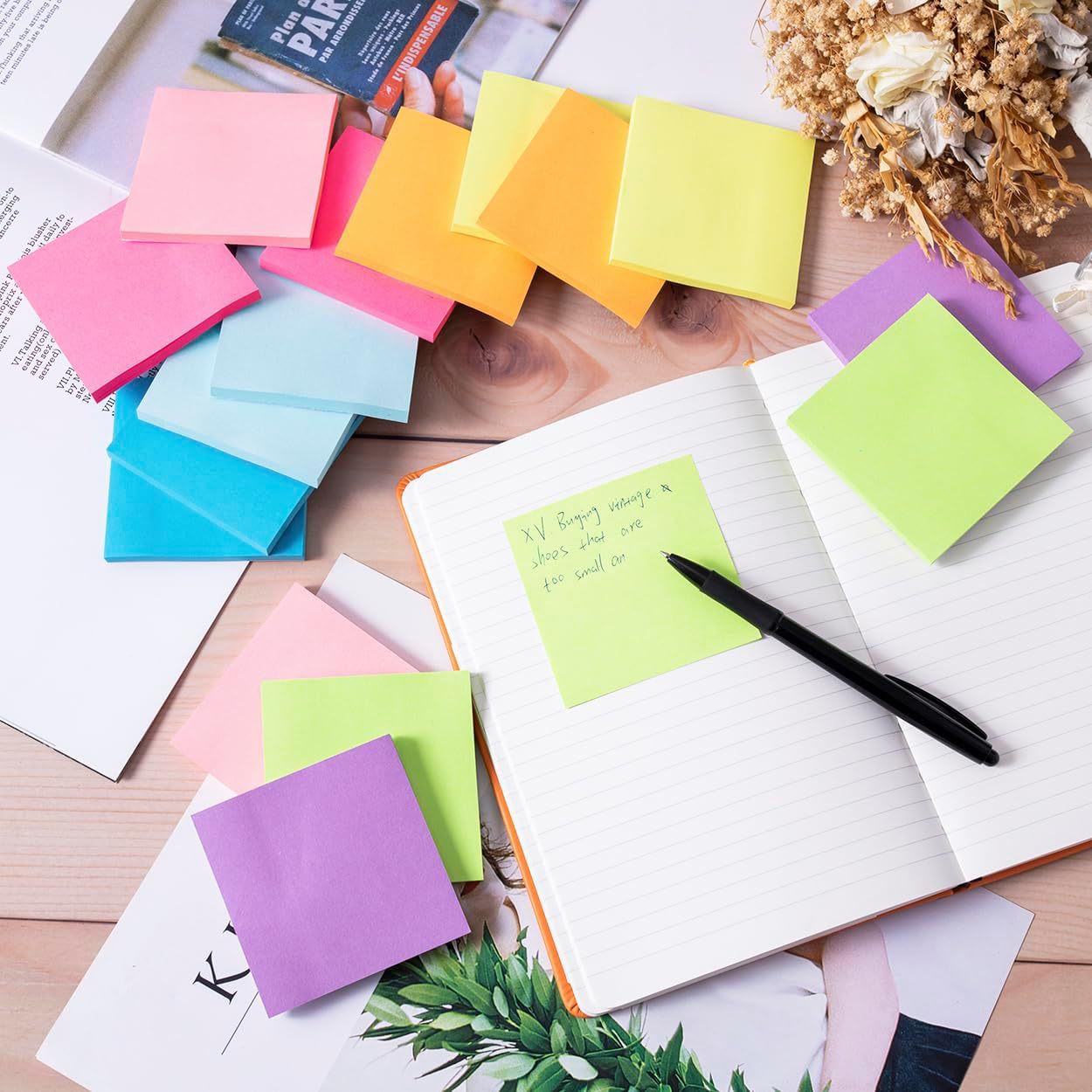 Fluorescent color 3*3 inch post-it notes can be torn student memo note paper n times sticky note book can be customized