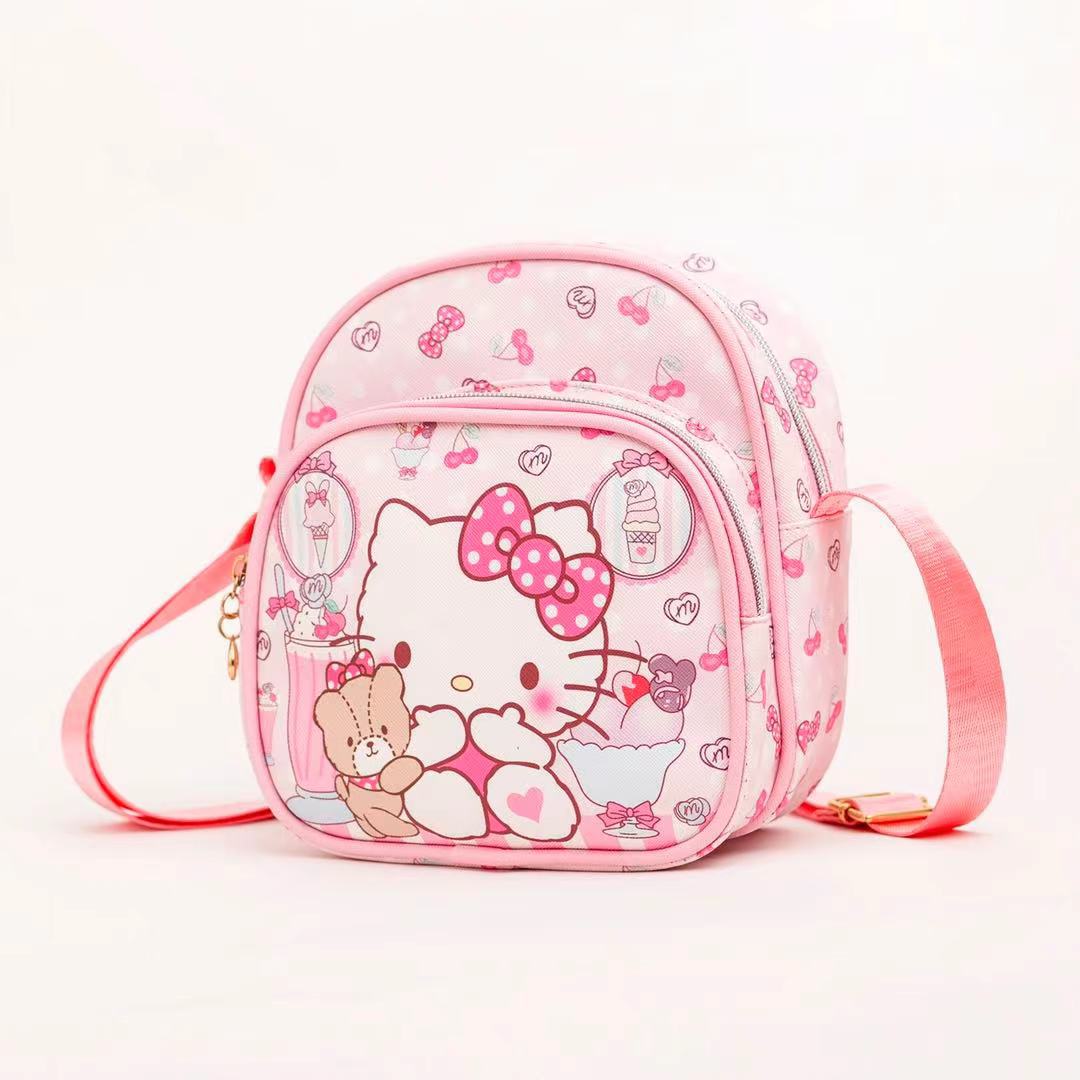 Cartoon KT Cute Melody Gui Dog Kulomi Kindergarten Bag Leather Waterproof Small Schoolbag Children's Backpack